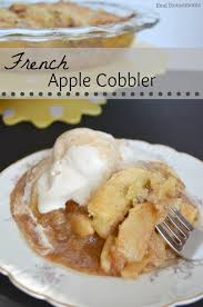 Recipe courtesy of paula deen. French Apple Cobbler Cobbler Recipes Dessert Recipes Apple Recipes
