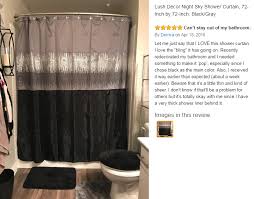 Night Sky Shower Curtain Modern Shower Curtains Shower Curtain Lush Decor