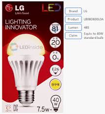 Ledinside Led Light Bulbs Evaluation 40w Incandescent Light Bulbs Luminous Flux Ledinside