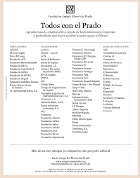 Mas De 22 000 Donantes Privados Empresas Y Particulares Ayudan A Mantener El Museo Del Prado Over 22 000 Private Donors Help Maint Personalized Items Person
