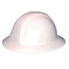 Occunomix White Full Brim Hard Hat Ratchet Suspension Hats Hard Hat Hard Hats