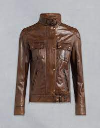 Gangster Jacket Shop The Women S Gangster Jacket From Belstaff This Brown Women S Leather Bi Leather Jacket Leather Jackets Women Womens Leather Biker Jacket