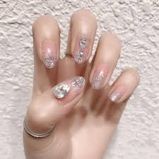I used loose glitters from @youngnailsinc and… Pink Glitter Acrylic Nail Tips Online Shopping Buy Pink Glitter Acrylic Nail Tips At Dhgate Com
