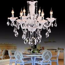 Us 21576 13 Offcafe Weiß Mini Kronleuchter Luxus Schlafzimmer 6 Lichter Kinder Leuchte Kristall Kronleuchter Kinderzimmer Licht Chrom Kerzen In