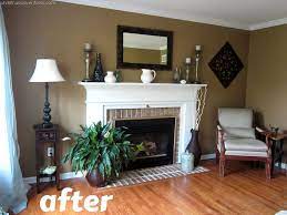 Ask interior designers how to make a small room look bigger, and you'll get a lot of different answers—especially when it comes to paint. Living Room Make Over Tan White Blue Christinas Adventures Paint Colors For Living Room Living Room Colors Living Room Paint