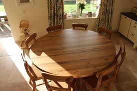 10 Seater Large Round Dining Table Chunky Oak Stain Top Drop Leaf Available Ebay Large Round Dining Table Round Dining Room Table Round Dining Table