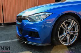I believe that someone had previously posted the engine bay estoril blue paint code a long time ago, but sadly i can't locate it. Quick Snap Estoril Blue Activehybrid F30 Bmw 335i Gets Carbon Fiber Makeover Front Lip Side Skirts Diffuser Modbargains Com S Blog