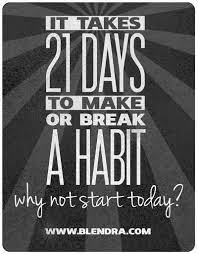 21 Habit Forming Days 21 Day Fix Challenge National Nutrition Month Break A Habit