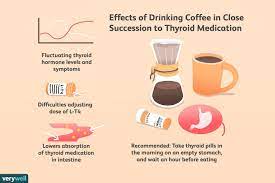 Vitamin c assists with iron absorption from your supplement, so adding a little lemon juice to your tea may be helpful. How Coffee Interferes With Thyroid Medication
