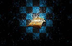 Looking for the best wallpapers? Wallpaper Wallpaper Sport Logo Nfl Glitter Checkered Carolina Panthers Images For Desktop Section Sport Download