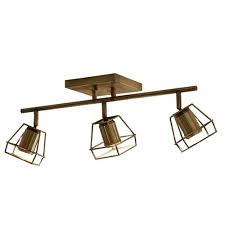 Portfolio Astoria 3 Light 21 85 In Soft Gold Dimmable Led Track Bar Fixed Track Light Kit At Lowes Com