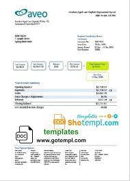 Australia Aveo Bank Statement Template In Word Format In 2020 Statement Template Bank Statement Word Template
