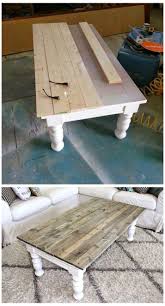 25 Most Creative Diy Furniture Makeovers Wood And Glass Coffee Table Makeover Updating In 2020 Diy Furniture Hacks Coffee Table Farmhouse Furniture Makeover Diy