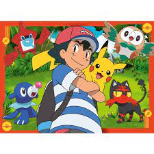 Puzzle shop puzzle board pokemon eevee pokemon fan pokemon showdown marine colors buffalo games online games party games. Ravensburger Pokemon 4 X 100 Piece Bumper Jigsaw Puzzle Pack Smyths Toys Uk