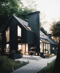 The Modern Home Decor To Get Your Guests Green With Envy The Best Of The Modern Decor Design House Architecture Styles Black House Exterior House Exterior
