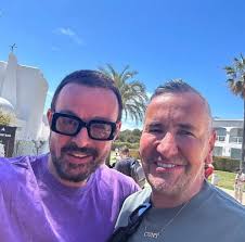 Always a pleasure catching up with my good friend Fat Tony! Couldn't ask  for better company and a bit of Balearic sunshine☀