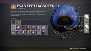 Destiny 2 072 Alle Neuen Rezepte Und Zutaten Beim Anbruch 2020 Festtagsofen 2 0 Hd Ps4 Youtube