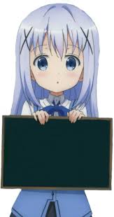 Kafuu Chino Kafuuchino Animegirl Sticker By Rujianna Gray hair haribote (tarao) kafuu chino loli long hair noel (sora no method) sora no.