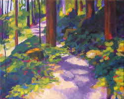S Curve By Mary Mcinnis Landscape Art Art Nature Drawing