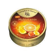 Cavendish & harvey drops offer a luxury experience for every appetite with their mouth caressing dent and dusting of icing sugar. Cavendish Harvey Multivitamin Drops 175g Tin Allsorts Of Sweets