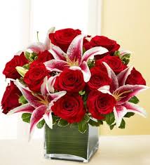 Georges hospital, or a perfect anniversary gift, a freshly cut bunch of flowers make the ideal gift. Rose And Lily Cube Bouquet From 1 800 Flowers Com Flowers Flower Arrangements Valentines Flowers
