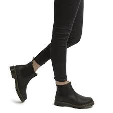 Martens 2976 smooth chelsea boots black. Womens Dr Martens Black Leonore Fur Lined Chelsea Boots Black Chelsea Boots Kid Shoes Boots