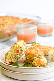 A package of frozen potatoes makes this hash brown egg casserole simple to prepare. Breakfast Casserole With Tater Tot Crust The View From Great Island