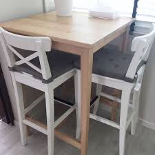 No problem here, this table comes with a drawer on each end of the table. Ikea High Table With Chairs Furniture Home Living Furniture Tables Sets On Carousell