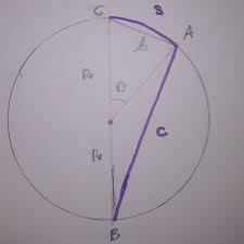 Jan 21, 2020 · if two chords or secants intersect in the interior of a circle, then the product of the lengths of the segments of one chord is equal to the product of the lengths of the segments of the other chord. Right Triangle Inscribed In Circle Find Side Length As Function Of Arc Length Mathematics Stack Exchange