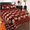 King size satin top heavy elegant comforter bedspread blanket quilt 90 x 100. 1