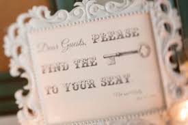 Key To My Heart Wedding Guest Seating Chart Sign By