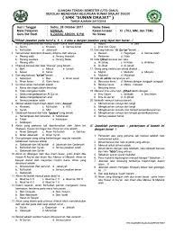 Kali ini saya akan coba bagikan contoh soal pts geografi kelas 10 semester 2. Soal Aswaja Kelas X Smk Masnurul