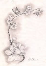 Black And White Cherry Blossom Thigh Tattoo Black And White Cherry Blossom Tattoos Cherry Blossom Tattoo Stencils Unique Cherry Blossom Designs Cherry Blossom Tattoo Blossom Tattoo Cherry Tattoos