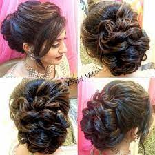 Pin By Nishi Shah On Hairs Updo Wedding Hairstyles For Long Hair Indian Wedding Hairstyles Indian Hairstyles