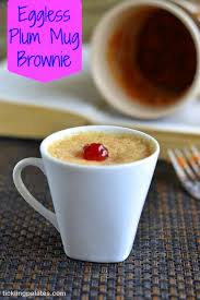 Eggless Plums Mug Cake And Brownie In Microwave In 2 Minutes Mug Cake Eggless Savoury Cake