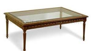 Louis xvi coffee tables by price. Louis Xvi Coffee Table With Glass Antique Reproduction Shop