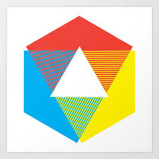 Color Wheel Print Color Chart Rainbow Design By Christy Nyboer Little Lark Art Print By Alittlelark