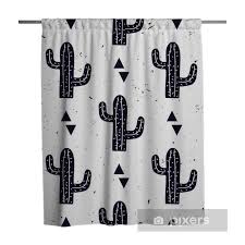 Assorted beige black blue green grey white yellow. Vector Black And White Seamless Pattern With Cactuses And Triangles Modern Design For Fashion Print Poster Card Textile Scandinavian Style Shower Curtain Pixers We Live To Change
