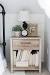 Rustic Bedside Table Decor