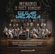 Gegar vaganza 6 (2019) author: Tiket Gegar Vaganza 2019 Sakk Kal