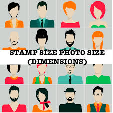 Visafoto automatically sets parameters required for online applications; Stamp Size Photo Size Dimensions In Pixels Inches Cm Photoshop Etc