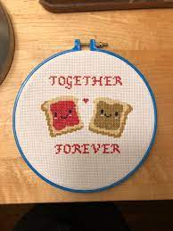 He is now used to decorate costumes, wedding tablecloths and towels. Fo Cross Stitch I Made My Boyfriend For Valentine S Day It S Not Perfect But I M Proud Of It Crossstitch