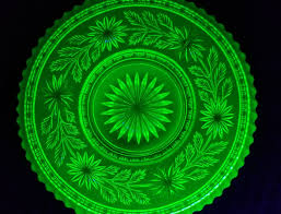 While uranium is radioactive, it isn't actually bad to drink or enjoy food in the glassware that uses this. Uranium Glass