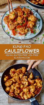 Just made this for dinner and it was absolutely delicious. Kung Pao Cauliflower Spicy Recipes Vegan Cauliflower Recipes Healthy Recipes