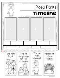 Rosa Parks Timeline For Kindergarten First Grade Social Studies Kindergarten Social Studies Black History Month Activities Social Studies