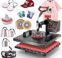Amazon.com: OIIEE Heat Press Machine 8 in 1 Combo Heat Press ...