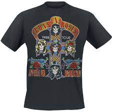 Vinyl, hoodies, cds, tees, accessories, and more. Tour 1988 Guns N Roses T Shirt Emp