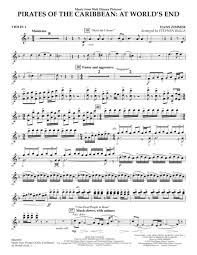How To Play Pirates Of The Caribbean On Piano Notes Music From Pirates Of The Caribbean At World S End Violin 1 Digital Sheet Music Sheet Music Clarinet Sheet Music