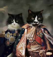 Michael Amp Hero By Carpo17 Cat Portraits Pet Portraits Cat Art