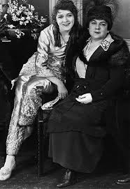 Mary Pickford and her mother Charlotte